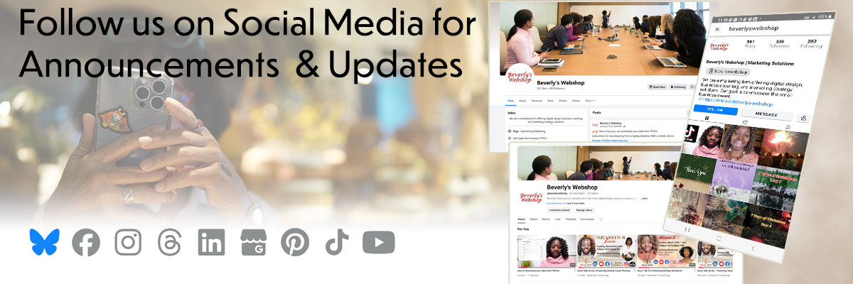 Follow us on Social Media